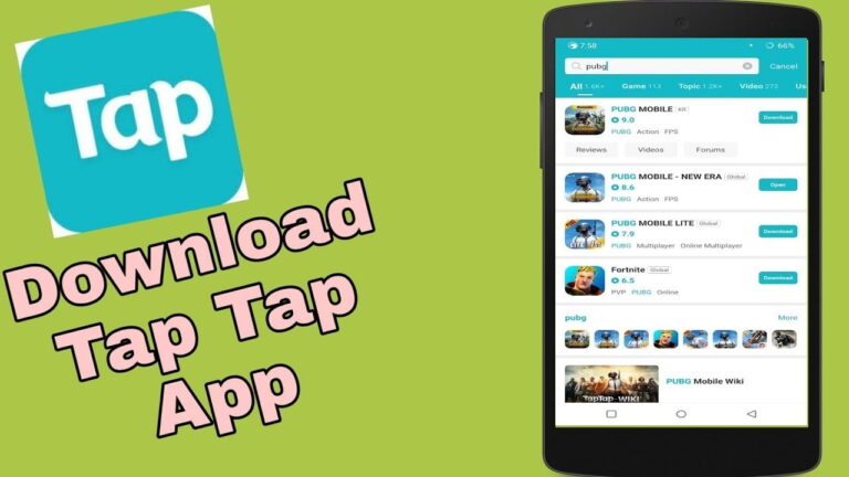 تحميل ببجي الكورية tap tap للاندرويد 2023