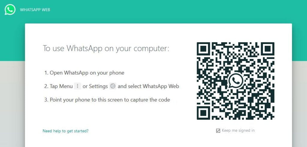 خطوات فتح الواتس على الكمبيوتر بدون تنزيل/تثبيت برامج 2 web whatsapp 01 86705