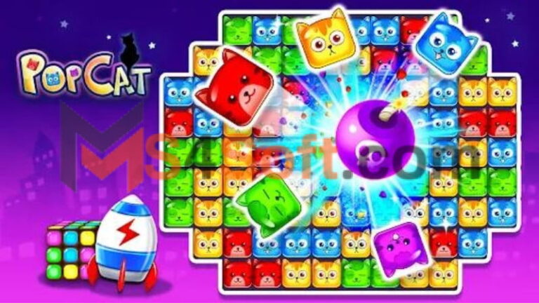 تحميل لعبه بوب كات الاصليه Pop Cat للاندوريد والايفون 2024 اخر اصدار مجاانا