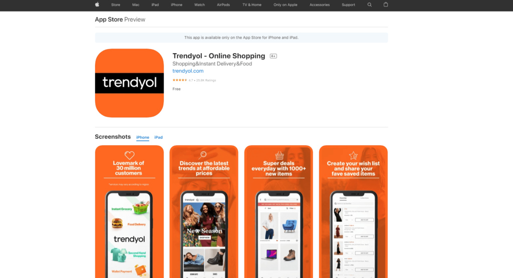 تحميل تطبيق ترينديول للتسوق trendyol اخر اصدار 2023 للاندوريد والايفون 2 Trendyol Online Alisveris التطبيقات على Google Play Google Chrome 09 05 22 11 04 40 ص 2