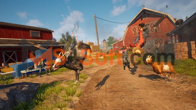تنزيل لعبة goat simulator 3 مهكرة للاندوريد والايفون 2024 اخر اصدار مجانا 4 تحميل Goat Simulator للاندرويد مهكرة 1