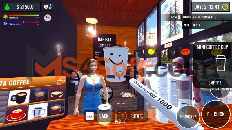 تحميل لعبة Barista Simulator مهكرة للاندوريد والايفون 2024 اخر اصدار مجانا 2 تنزيل لعبة Barista Simulator مهكرة