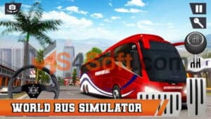 تحميل لعبة World Bus Driving Simulator مهكرة للاندوريد والايفون 2024 اخر تحديث مجانا