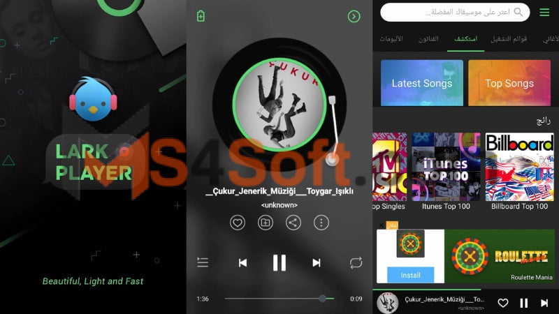 تحميل برنامج Lark Player مهكر بدون اعلانات اخر اصدار 2024 من ميديا فاير 1 تحميل برنامج Lark Player مهكر بدون اعلانات اخر اصدار 2024 من ميديا فاير