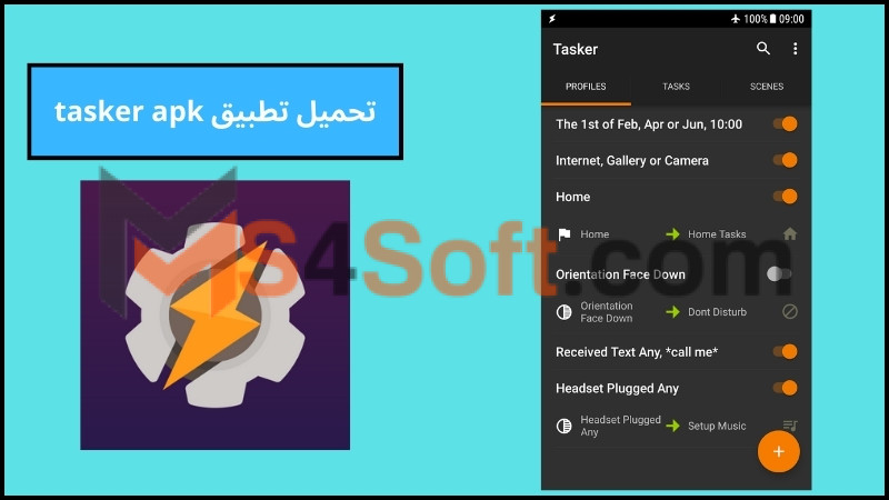 تحميل تطبيق tasker apk مهكر للاندوريد برابط مباشر 2024 من ميديا فاير 1 تحميل تطبيق tasker apk مهكر للاندوريد برابط مباشر 2024 من ميديا فاير
