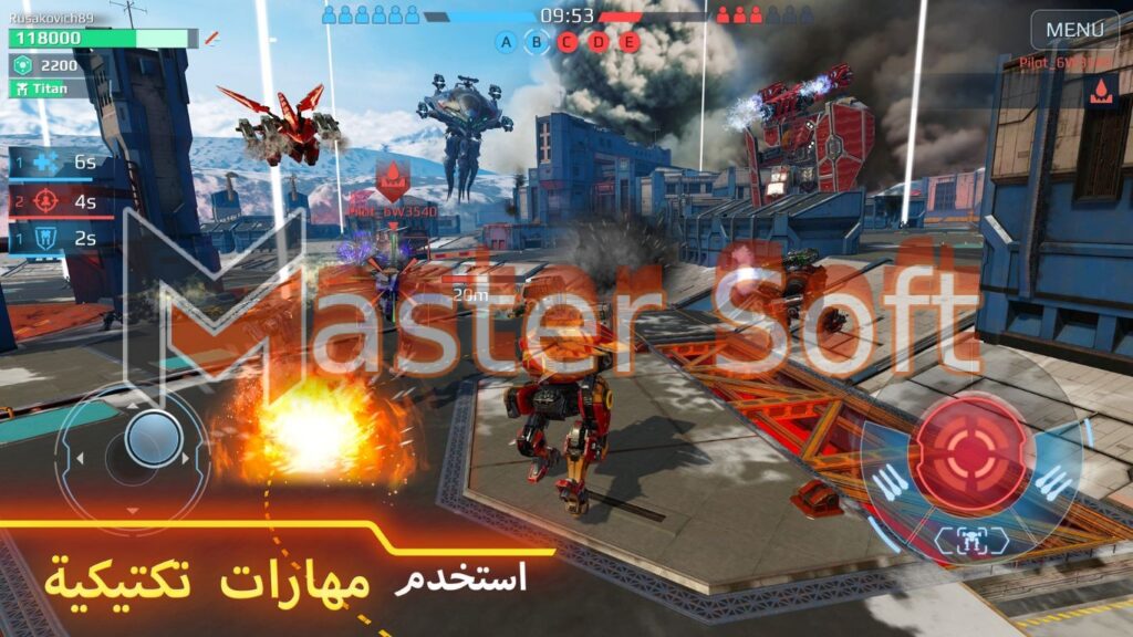 تحميل لعبة War Robots مهكرة مدفوعة اخر اصدار 2024 مجانا 3 تحميل لعبة War Robots