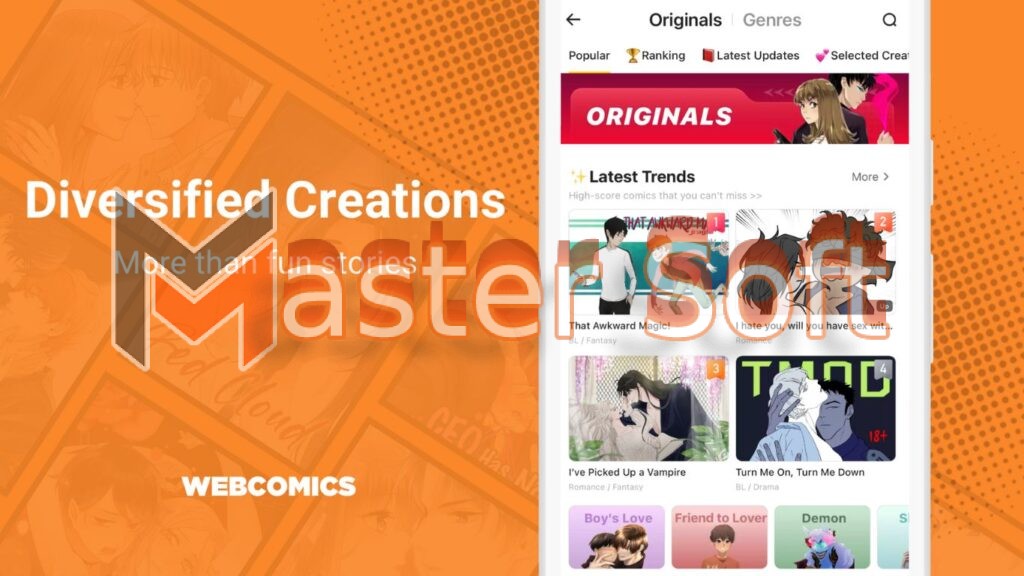 تحميل تطبيق WebComics apk مهكر للاندوريد والايفون 2024 اخر اصدار 2 تطبيق WebComics