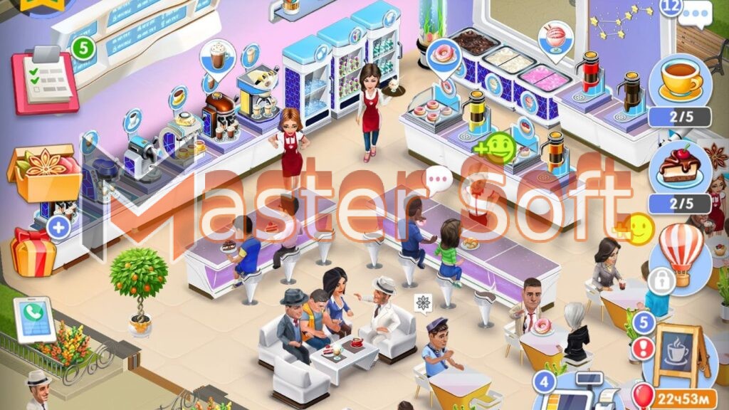 تحميل لعبة My Cafe محاكي ادارة المطعم مهكرة مال غير محدود احدث اصدار 2024 من ميديا فاير 2 لعبة محاكي ادارة المقهي