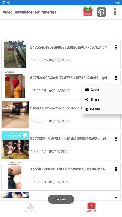 تحميل برنامج Pinterest Video Downloader مهكر للاندرويد والايفون 2024 برابط مباشر 2 Pinterest Video Downloader