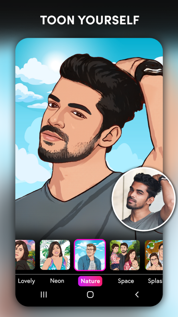 تحميل برنامج ToonApp مهكر لتحويل الصور الي كرتون للاندوريد والايفون 2025 مجانا 2 ToonApp