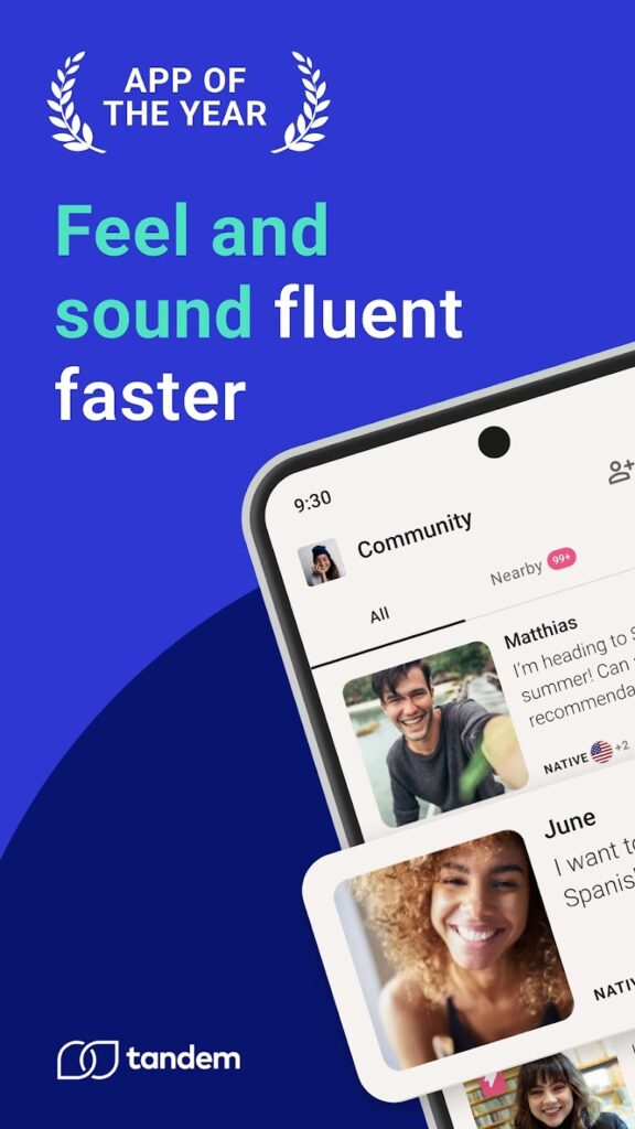 تحميل تطبيق Tandem Pro لتعلم اللغات مهكر للاندرويد والايفون احدث اصدار 2025 برابط مباشر 5 تحميل تطبيق Tandem