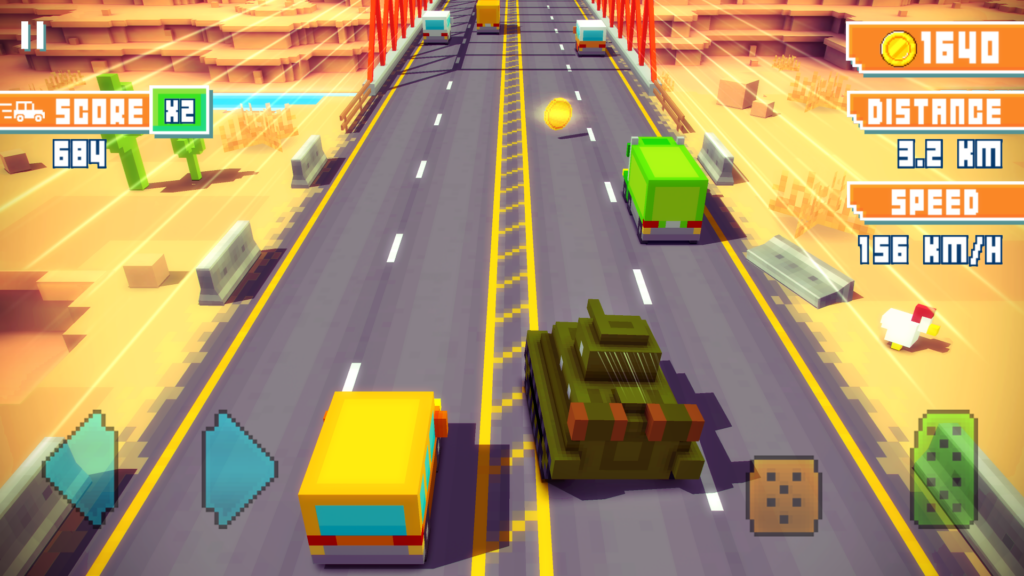 تحميل لعبة Blocky Highway مهكرة للاندوريد والايفون 2025 برابط مباشر 3 تحميل لعبة Blocky Highway