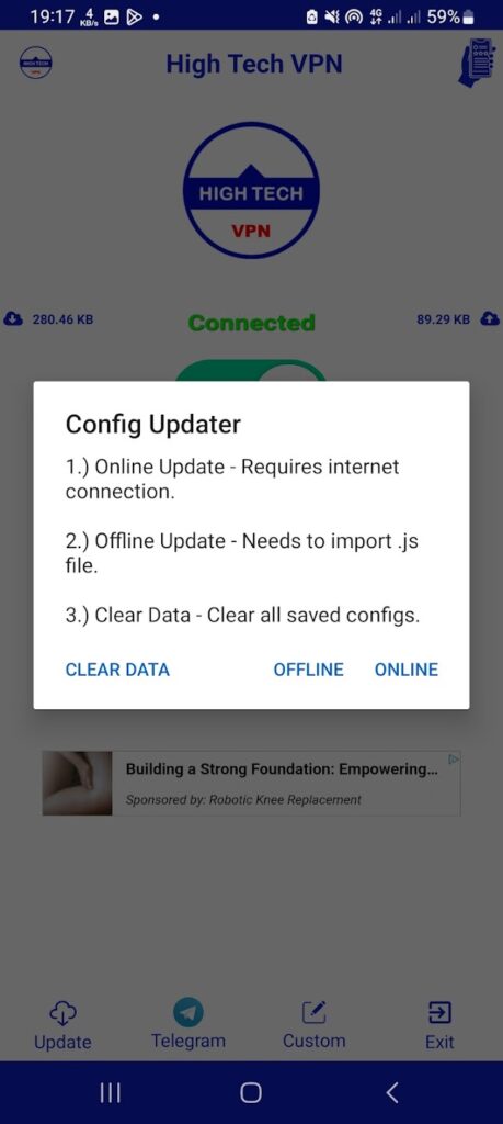 تحميل تطبيق High tech vpn مهكر للاندوريد والايفون 2025 برابط مباشر 3 تحميل High tech vpn