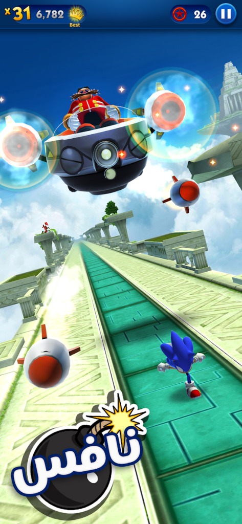 تحميل لعبة سونيك داش Sonic Dash مهكرة للاندوريد والايفون 2025 برابط مباشر 5 لعبة Sonic Dash