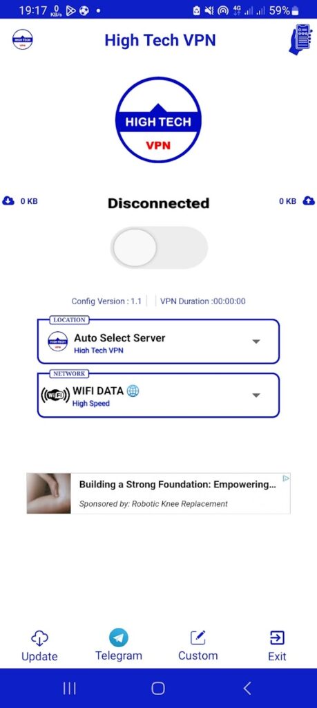 تحميل تطبيق High tech vpn مهكر للاندوريد والايفون 2025 برابط مباشر 2 High tech vpn