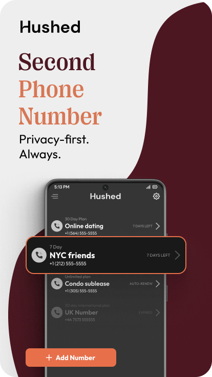 تحميل تطبيق Hushed Apk مهكر مدفوع للاندرويد والايفون اخر اصدار 2025 برابط مباشر 4 تحميل تطبيق Hushed