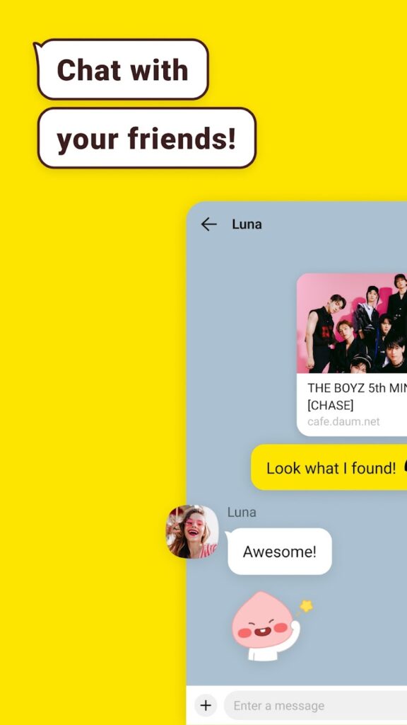 تحميل تطبيق KakaoTalk مهكر للاندوريد والايفون 2025 اخر اصدار من ميديا فاير 4 تحميل تطبيق KakaoTalk