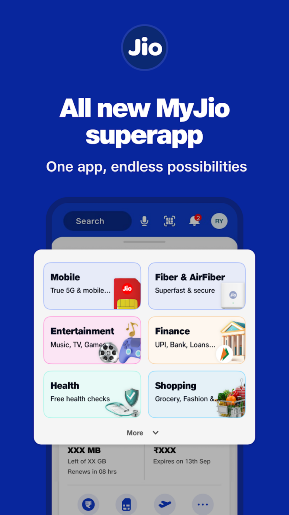 تحميل تطبيق MyJio اخر اصدار 2025 للاندوريد والايفون من ميديا فاير برابط مباشر 4 تحميل تطبيق MyJio