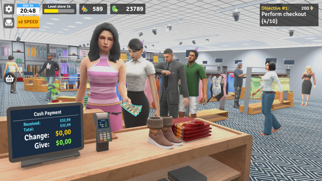 تحميل لعبة Clothing Store Simulator مهكرة للاندوريد والايفون 2025 برابط مباشر 4 تحميل لعبة Clothing Store Simulator