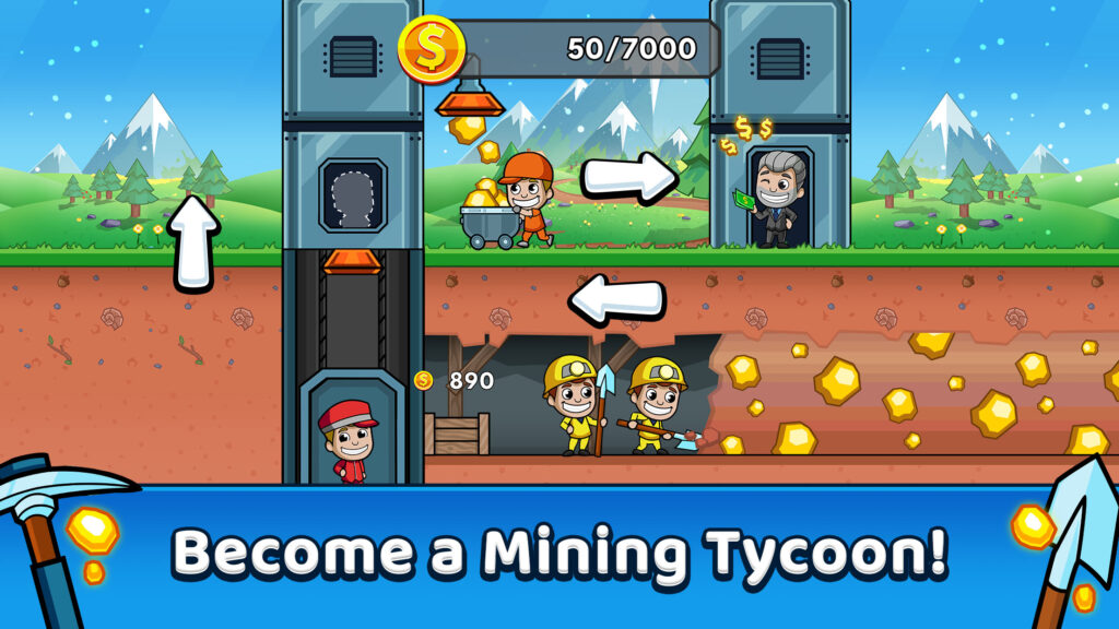 تحميل لعبة Idle Miner Tycoon مهكرة اخر اصدار 2025 للاندوريد والايفون مجانا 3 تحميل لعبة Idle Miner Tycoon