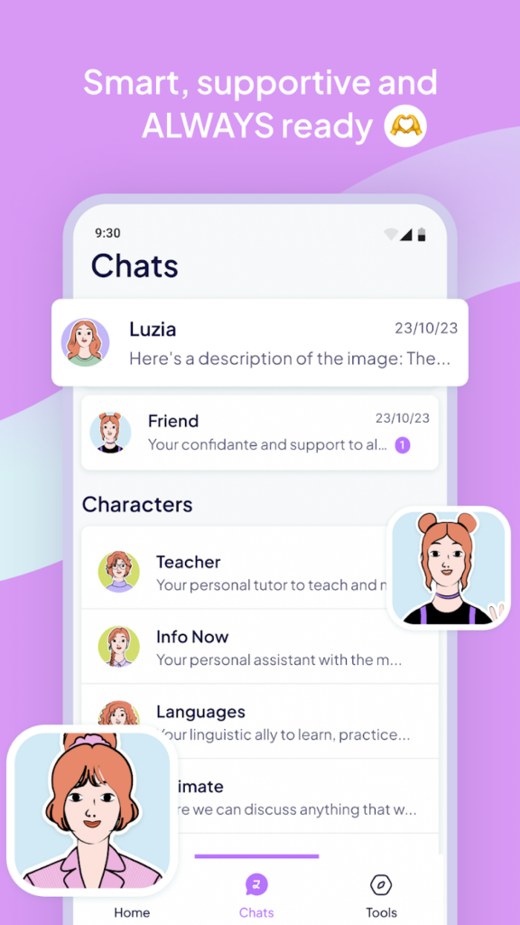 تحميل تطبيق Luzia your ai assistant للاندوريد والايفون 2025 اخر اصدار apk مجانا 5 تطبيق Luzia your ai assistant