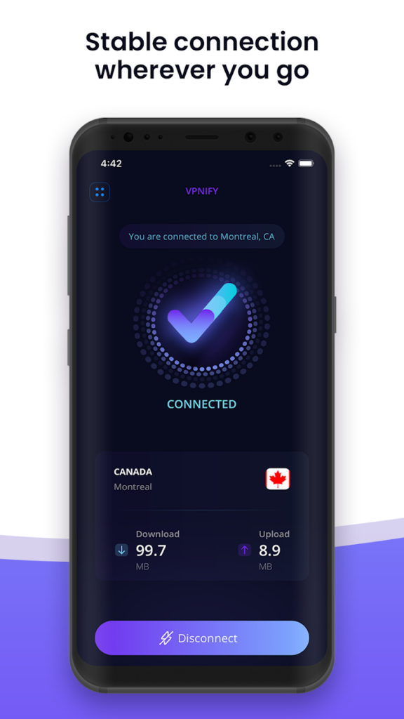تحميل تطبيق vpnify مهكر اخر اصدار 2025 للاندوريد والايفون من ميديا فاير 5 تطبيق vpnify