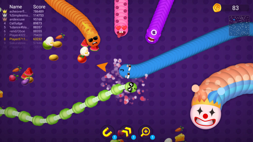 تحميل لعبة Snake Game.io مهكرة للاندرويد والايفون اخر اصدار 2025 برابط مباشر 4 لعبة Snake Game.io