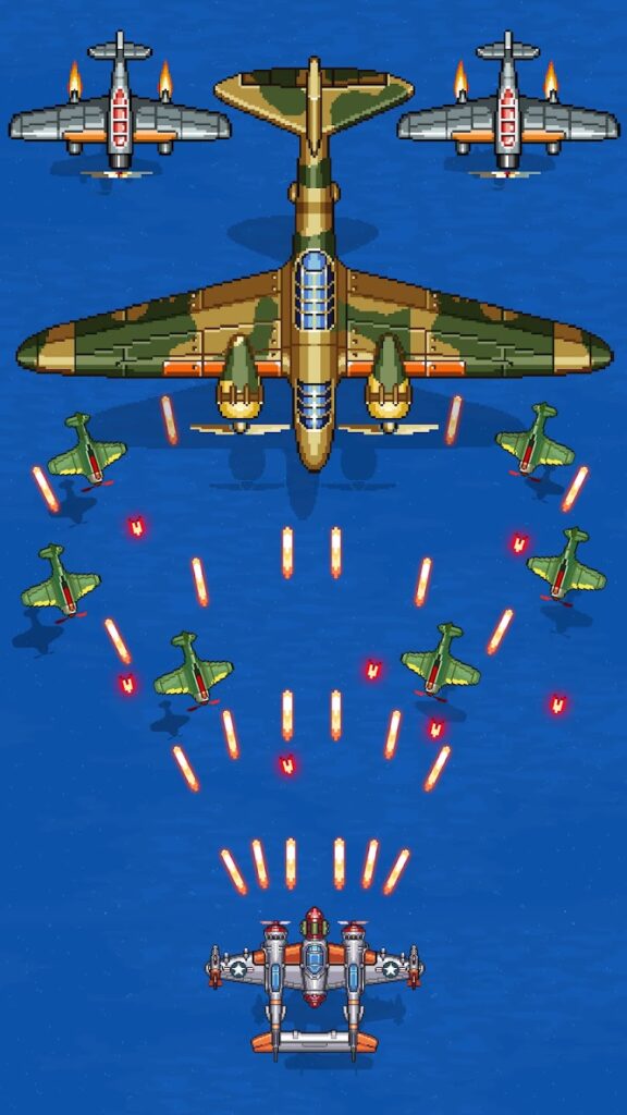 تحميل لعبة 1945 Air Force مهكرة للاندرويد والايفون اخر اصدار 2025 من ميديا فاير 5 1945 Air Force