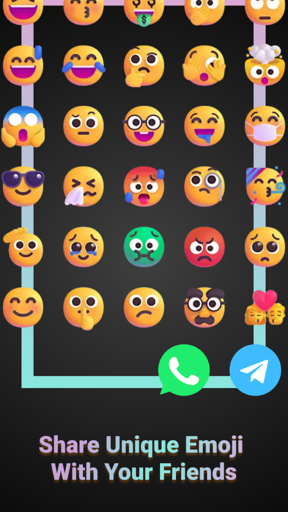 تحميل تطبيق Emoji Maker Plus مهكر للاندوريد والايفون 2025 اخر اصدار 2 Emoji Maker Plus
