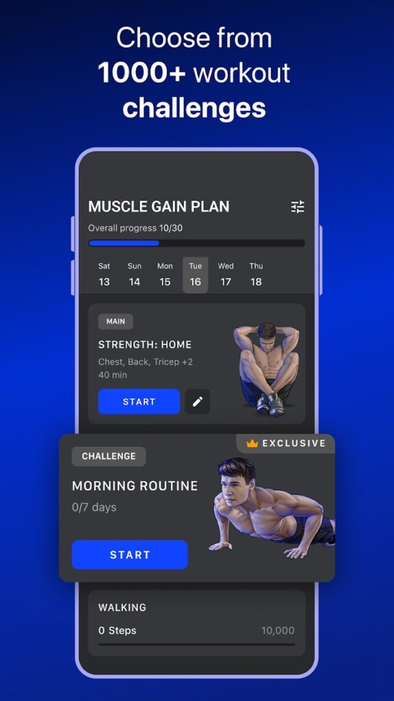 تحميل تطبيق Muscle Booster مهكر للاندوريد والايفون 2025 من ميديا فاير 5 تطبيق Muscle Booster