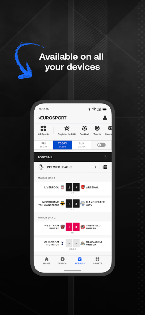 تحميل تطبيق Eurosport مهكر للاندرويد والايفون احدث اصدار 2025 من ميديا فاير 2 Eurosport