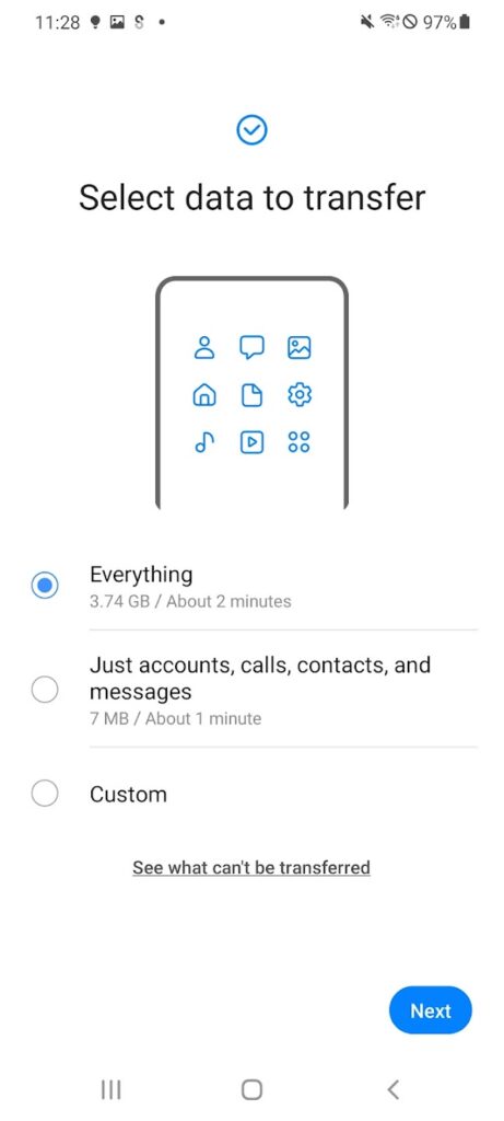 تحميل تطبيق Samsung Smart Switch Mobile للاندوريد والايفون 2025 من ميديا فاير 2 Samsung Smart Switch Mobile