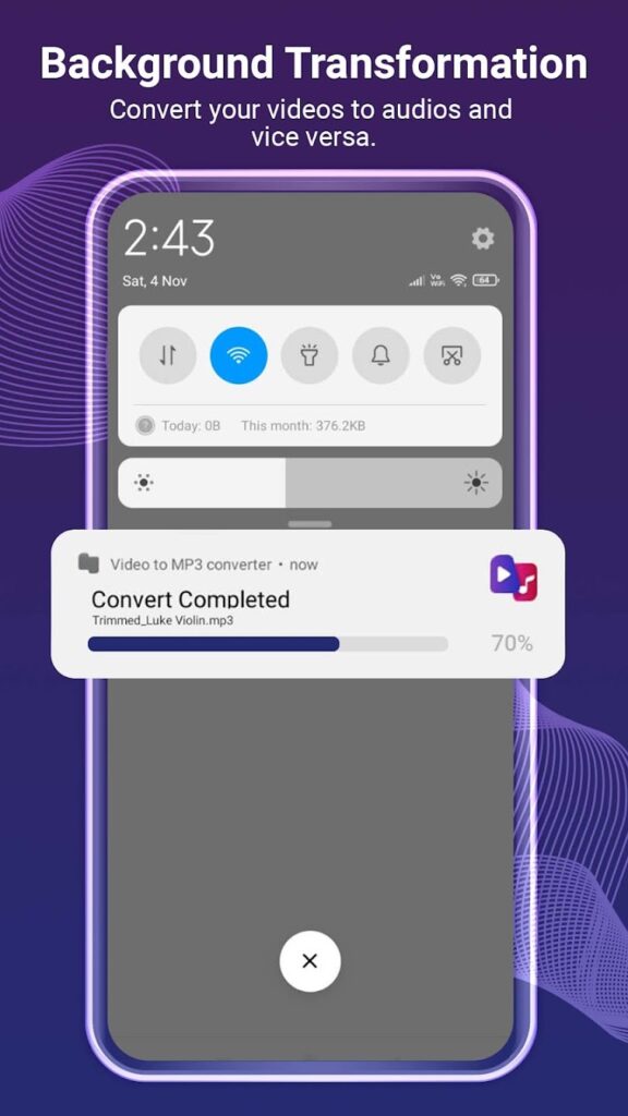 تحميل تطبيق Video To Mp3 Converter مهكر للاندرويد والايفون اخر اصدار 2025 من ميديا فاير 2 Video To Mp3 Converter