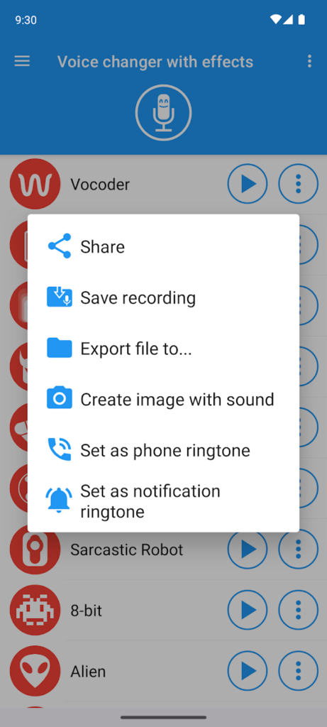 تحميل تطبيق Voice changer with effects للاندوريد والايفون 2025 من ميديا فاير 2 Voice changer with effects