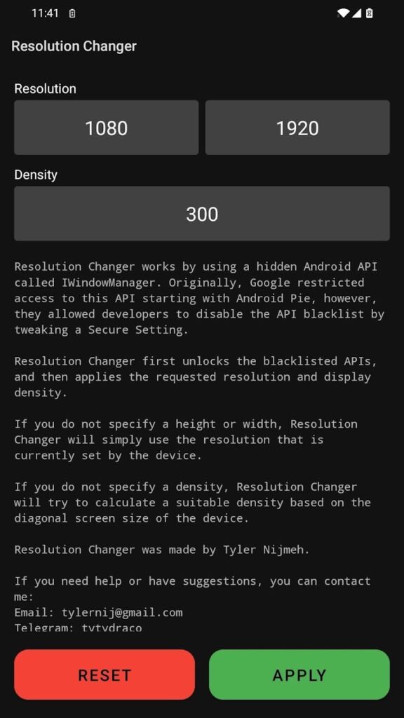 تحميل تطبيق Resolution Changer لتغيير دقة الشاشة بدون روت للاندرويد 2025 برابط مباشر 3 تحميل تطبيق Resolution Changer