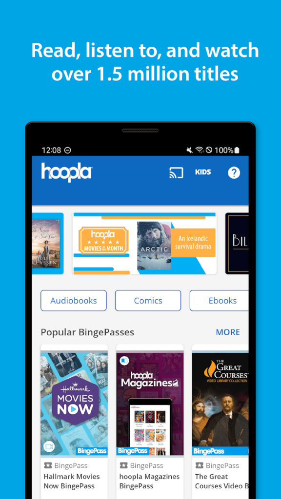 تحميل تطبيق hoopla Digital بدون اعلانات 2025 للاندوريد والايفون مجانا 4 تحميل تطبيق hoopla Digital