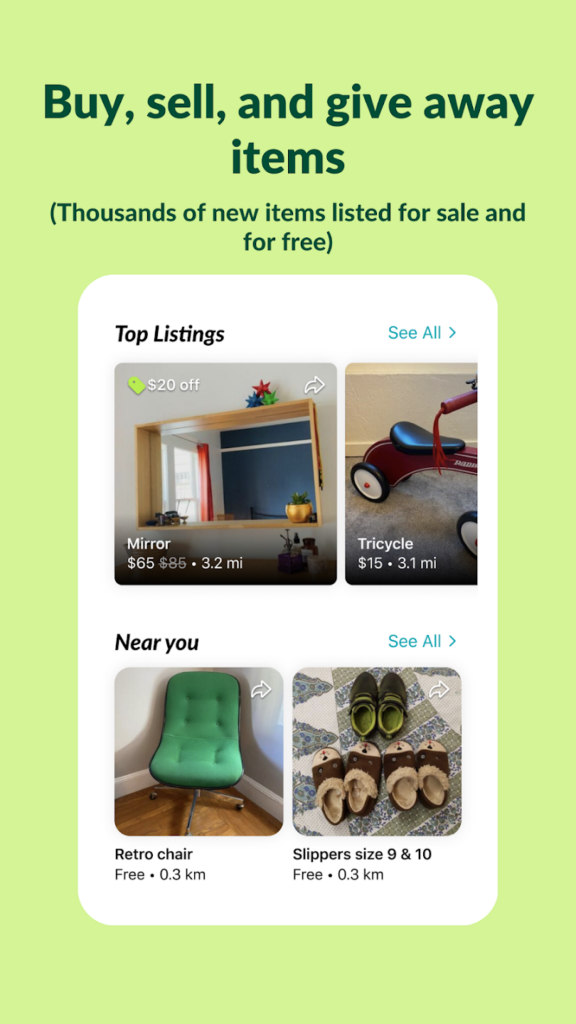 تحميل تطبيق Nextdoor لشراء وبيع وعرض العناصر المستعملة للبيع 2025 للاندوريد والايفون مجانا 3 تحميل Nextdoor