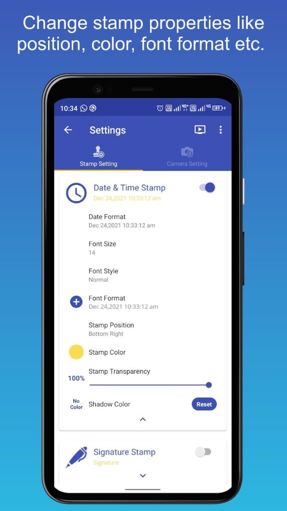 تحميل تطبيق PhotoStamp Camera مهكر للاندوريد 2025 اخر اصدار من ميديا فاير 3 تحميل PhotoStamp Camera