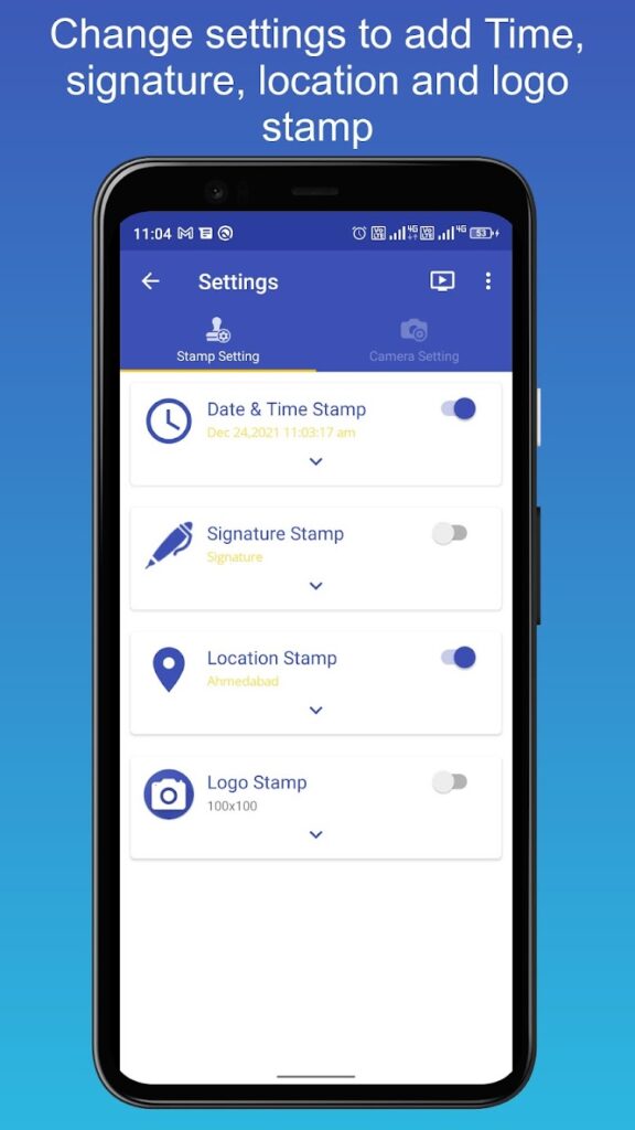 تحميل تطبيق PhotoStamp Camera مهكر للاندوريد 2025 اخر اصدار من ميديا فاير 5 تطبيق PhotoStamp Camera