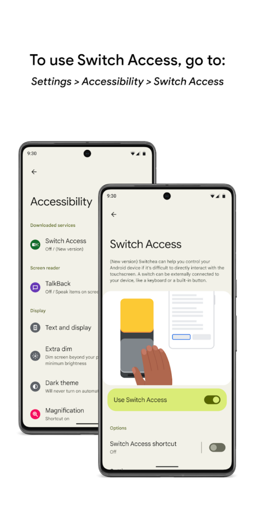 تحميل تطبيق Switch Access للاندرويد اخر اصدار 2025 برابط مباشر مجانا 5 تطبيق Switch Access