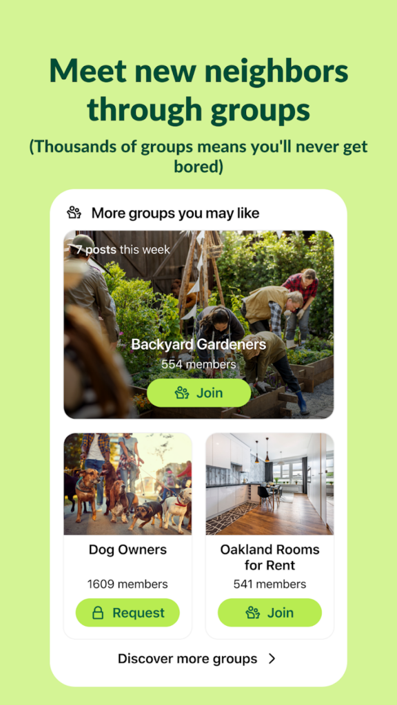 تحميل تطبيق Nextdoor لشراء وبيع وعرض العناصر المستعملة للبيع 2025 للاندوريد والايفون مجانا 2 Nextdoor