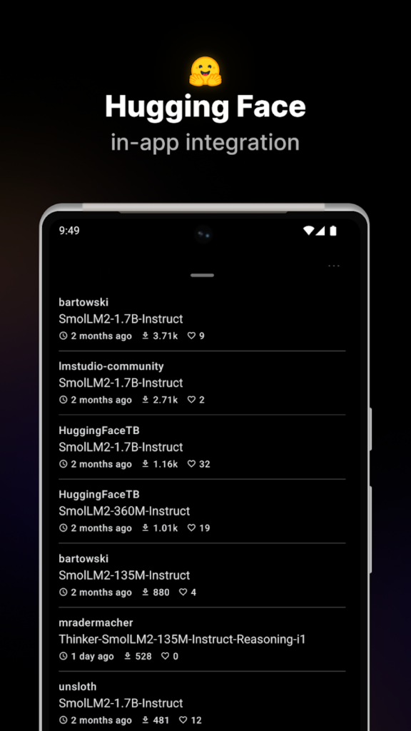 تحميل تطبيق PocketPal AI للاندرويد والايفون اخر اصدار 2025 برابط مباشر 2 PocketPal AI