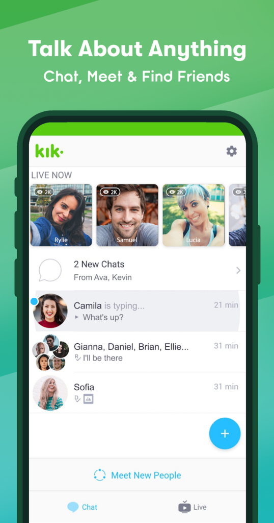 تحميل تطبيق كيك Kik Messaging للاندوريد والايفون 2025 برابط مباشر اخر اصدار 4 تحميل تطبيق Kik Messaging