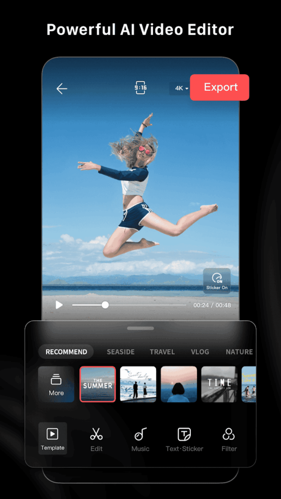 تحميل تطبيق lightcut - ai video editor مهكر apk للاندوريد 2025 من ميديا فاير 4 تحميل تطبيق lightcut ai video editor