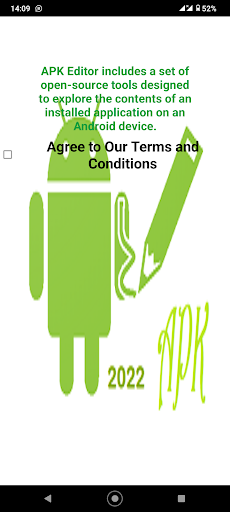 واجهة Apk Editor Pro الرئيسية