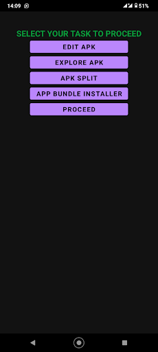 لقطة شاشة من داخل تحميل apk editor (من ميديا فاير)