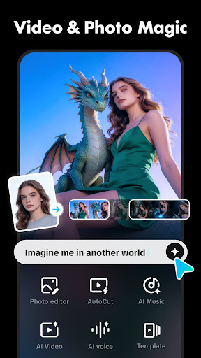 واجهة تحميل CapCut: Photo & Video Editor الرئيسية