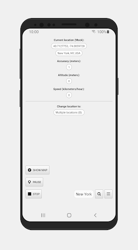 لقطة شاشة من داخل تحميل Location Changer