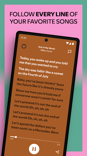 شاشة إعدادات spotify premium